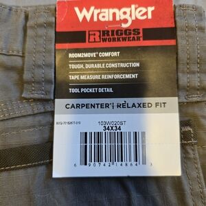 Wrangler Gray Carpenter Pants